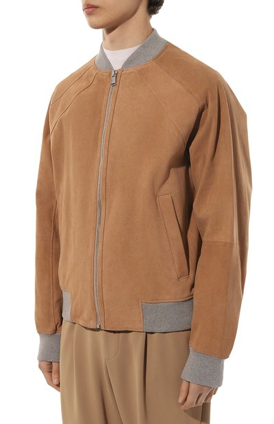 Замшевый бомбер BOSS, арт. 50485069, фото 3