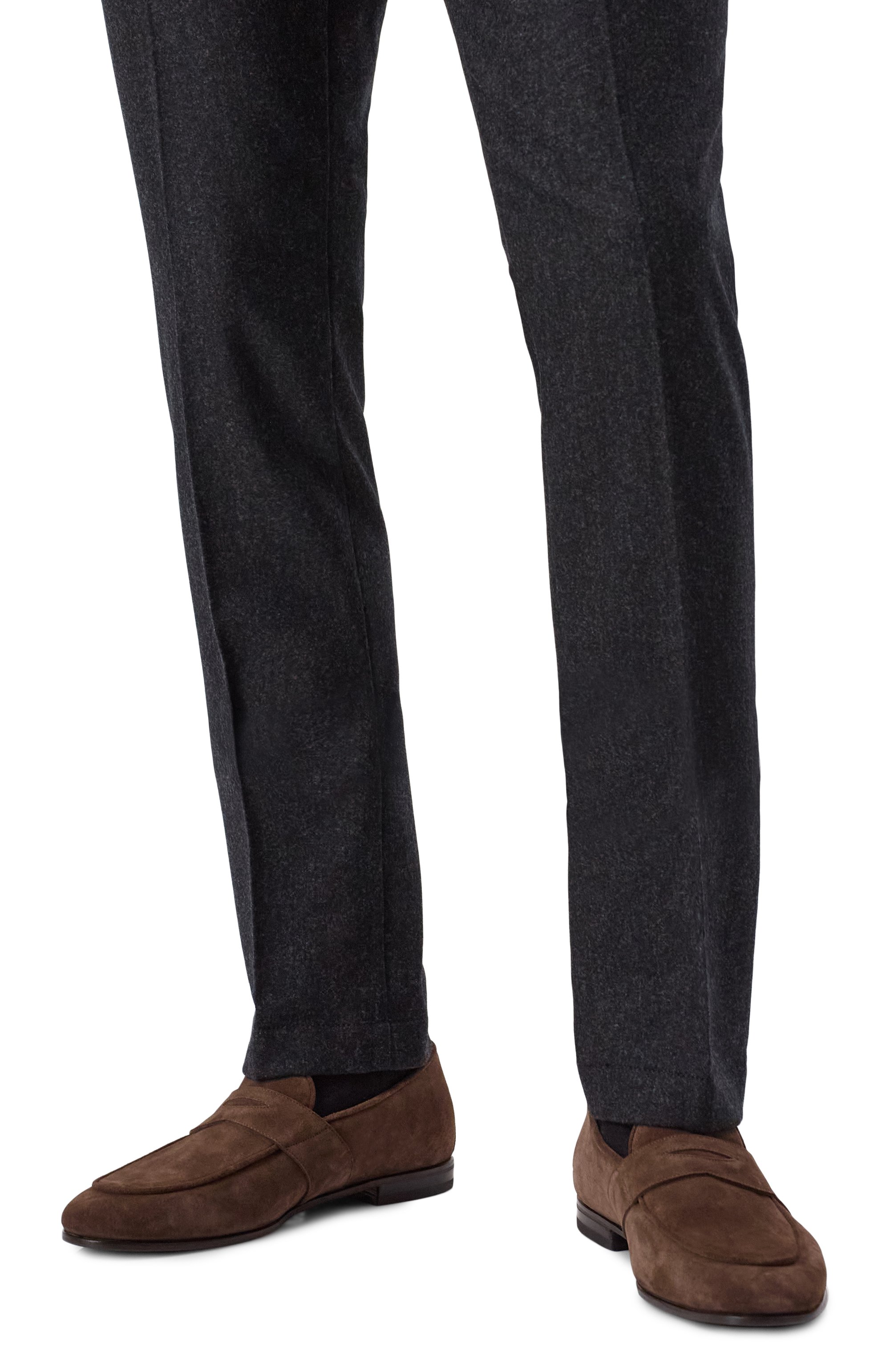 Замшевые пенни-лоферы W.GIBBS, арт. 0801011/CAM0SCI0 RAIN, фото 3