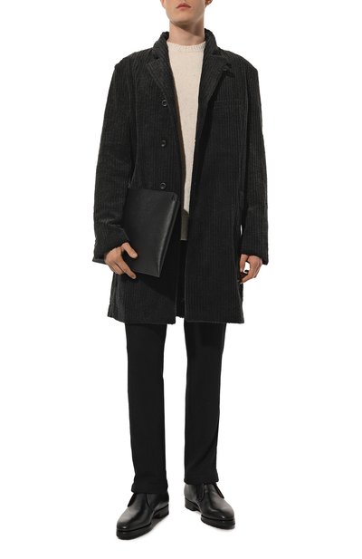 Вельветовое пальто HANNES ROETHER темно-серого цвета по цене 67300 руб., арт. TEF33L0N.7051/110925, фото 2 Вельветовое пальто HANNES ROETHER, арт. TEF33L0N.7051/110925, фото 2