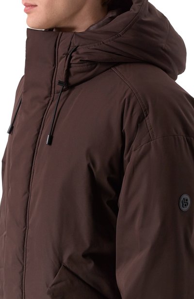 Пуховик BOSS темно-коричневого цвета по цене 89950 руб., арт. 50540466, фото 5 Пуховик BOSS, арт. 50540466, фото 5