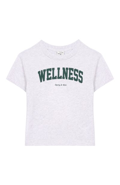 Хлопковая футболка SPORTY AND RICH, арт. T004861001GY03