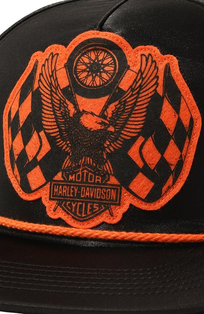 Бейсболка HARLEY-DAVIDSON черного цвета по цене 9860 руб., арт. 97796-23VM, фото 4 Бейсболка HARLEY-DAVIDSON, арт. 97796-23VM, фото 4