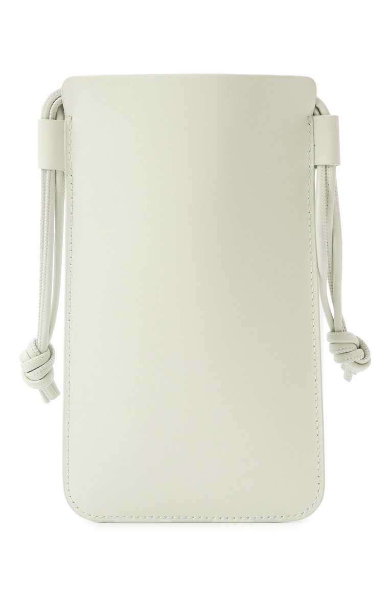 Кожаный чехол для iphone JIL SANDER светло-зеленого цвета, арт. J07VL0021/P5354 | Фото 5 (Региональные ограничения белый список (Axapta Mercury): Не проставлено; Нос: Не проставлено; Материал: Натуральная кожа)