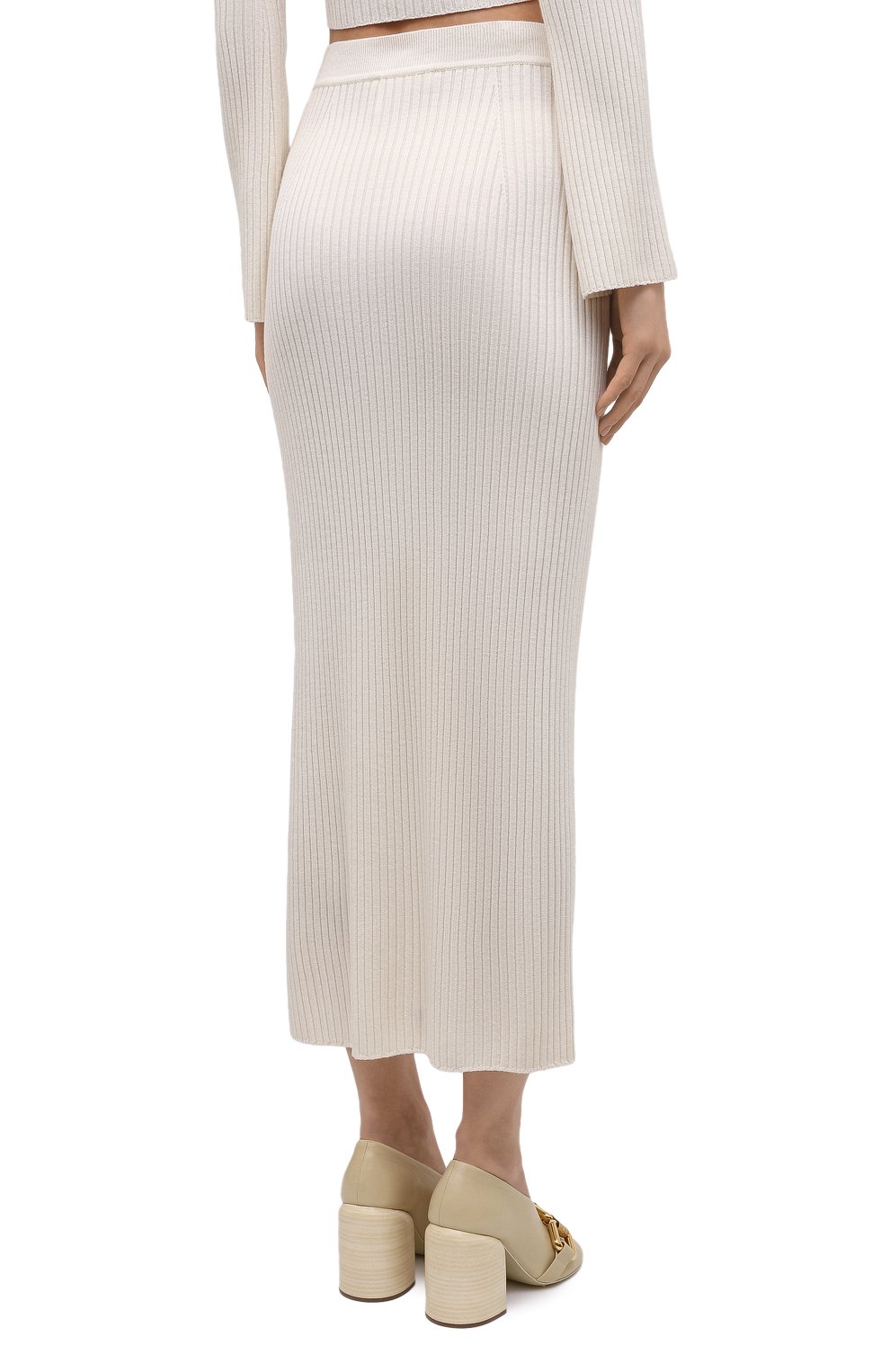 Юбка из шерсти и кашемира CHLOÉ, арт. CHC22SMJ01510, фото 4