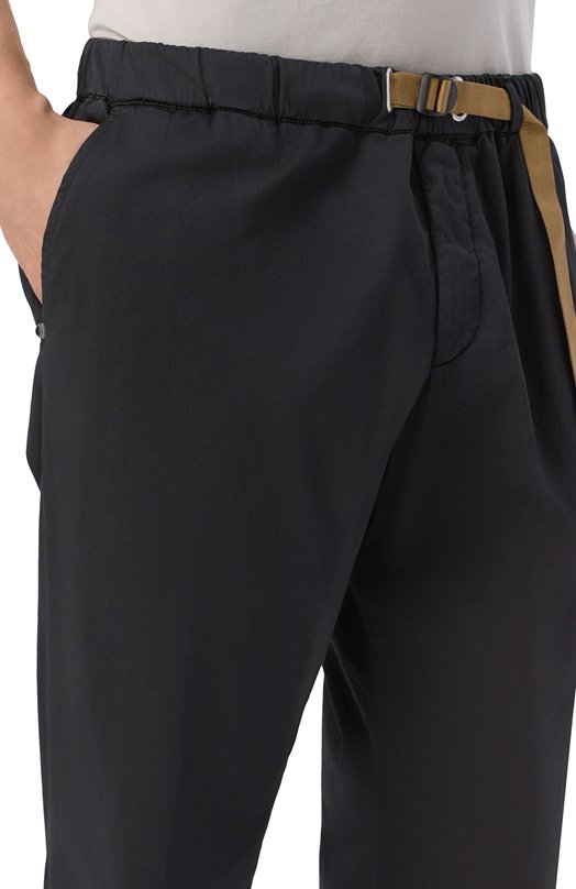 Хлопковые брюки White Sand 26SU66/182 Чёрный  26SU66/182 Фото 5