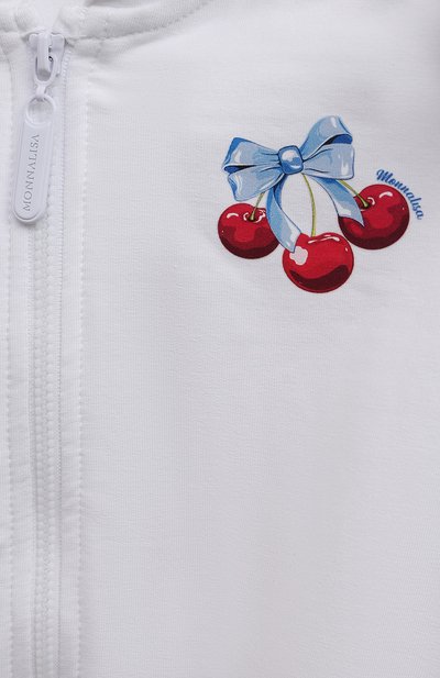 Хлопковая толстовка MONNALISA, арт. 39C803, фото 3