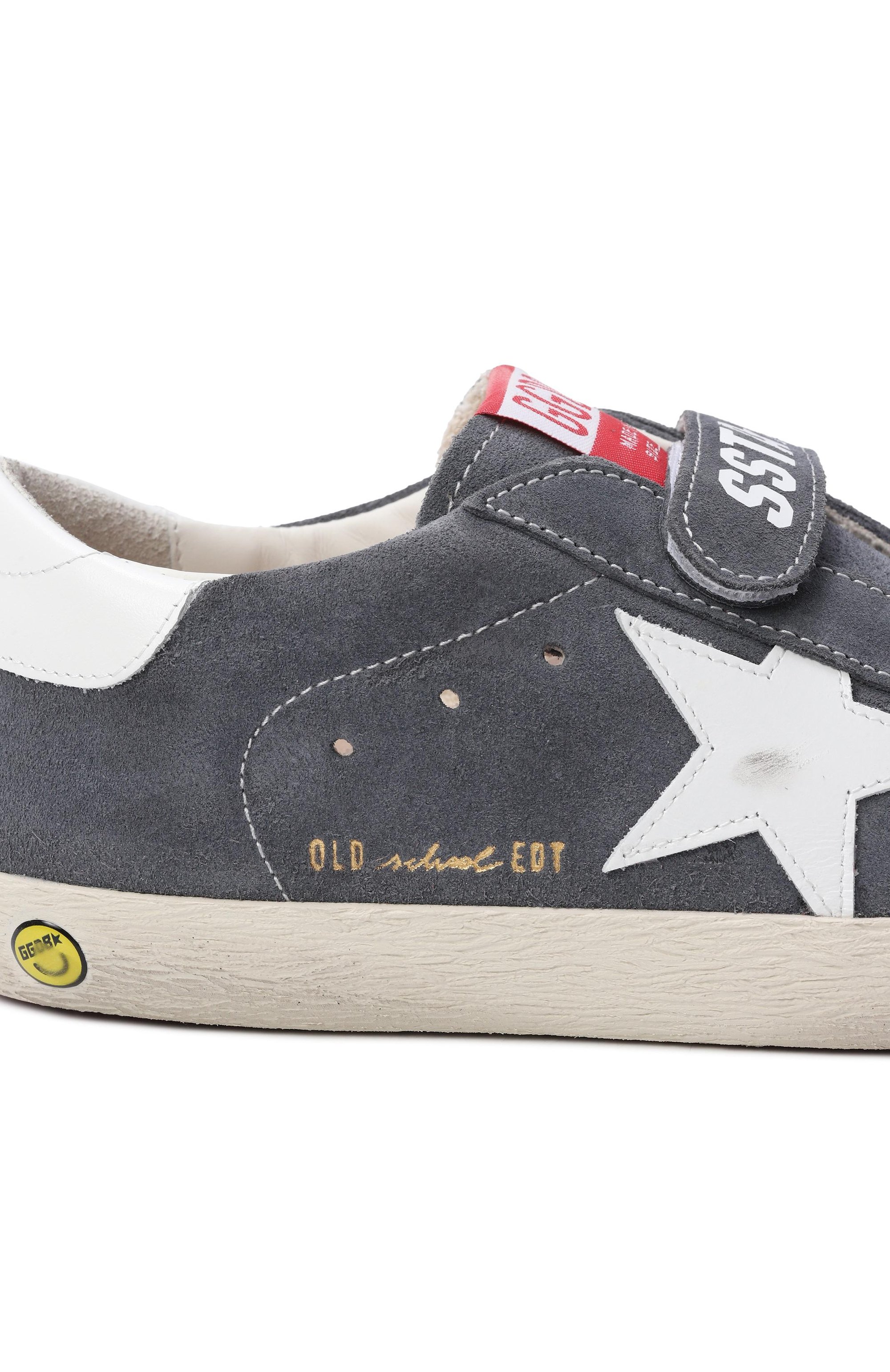 Замшевые кеды old school GOLDEN GOOSE DELUXE BRAND серого цвета по цене 29950 руб., арт. GYF00111.F008036.50669, фото 5 Замшевые кеды old school GOLDEN GOOSE DELUXE BRAND, арт. GYF00111.F008036.50669, фото 5