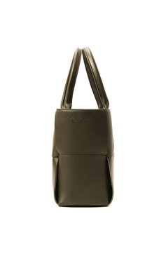Женская сумка-тоут arco small BOTTEGA VENETA хаки цвета, арт. 652867/VCQC2 | Фото 4 (Материал: Натуральная кожа; Размер: small; Драгоценные камни: Проставлено; Материал сплава: Проставлено)