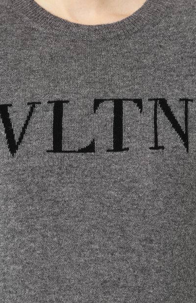Пуловер из смеси шерсти и кашемира с логотипом бренда VALENTINO, арт. QB3KC10546T, фото 5