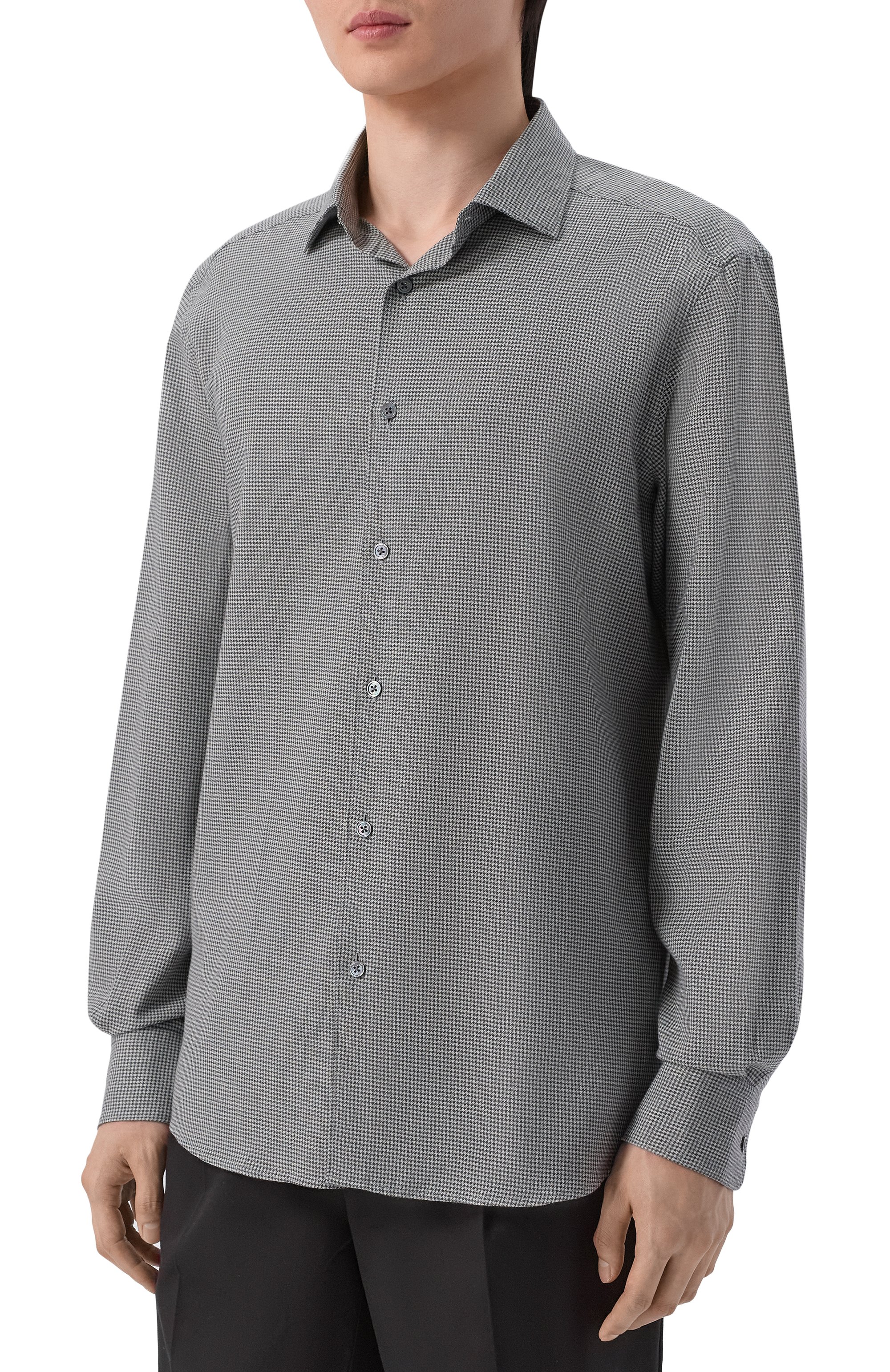 Рубашка из хлопк а и кашемира ZEGNA, арт. SRF5/UEX45A8, фото 3