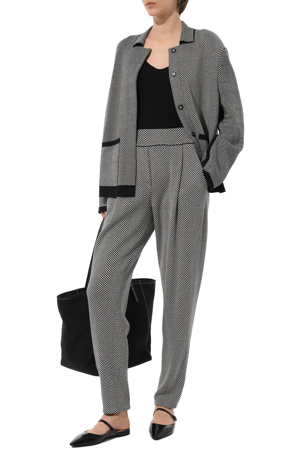 Брюки из шелка и кашемира FREEAGE, арт. W24.PT088M.6030.900, фото 2