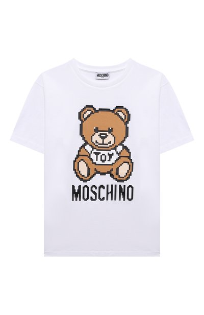 Хлопковая футболка MOSCHINO, арт. H9M02X/LBA10/4A-8A, фото 1