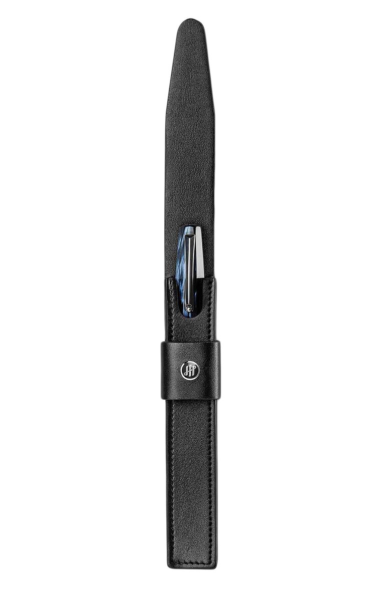 Чехол для ручки MONTEGRAPPA черного цвета, арт. IC00PP03 | Фото 4 (Нос: Не проставлено; Региональные ограничения белый список (Axapta Mercury): Не проставлено; Материал: Натуральная кожа; Ограничения доставки: m-style)