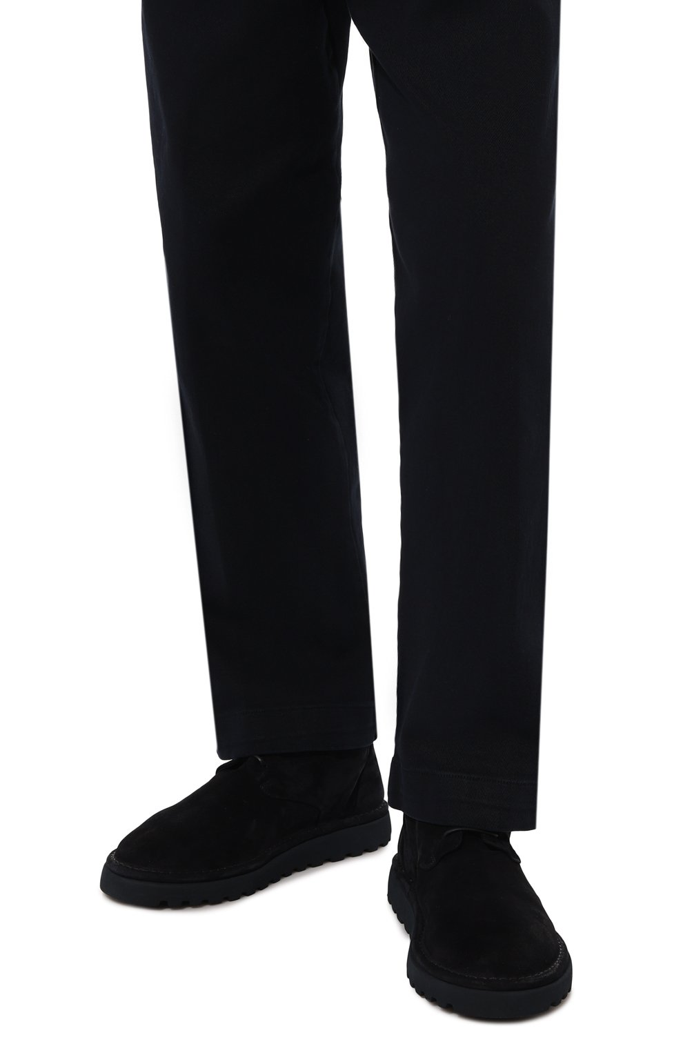 Замшевые ботинки sancrispa MARSELL темно-синего цвета по цене 68600 руб., арт. MMG130M, фото 3 Замшевые ботинки sancrispa MARSELL, арт. MMG130M, фото 3