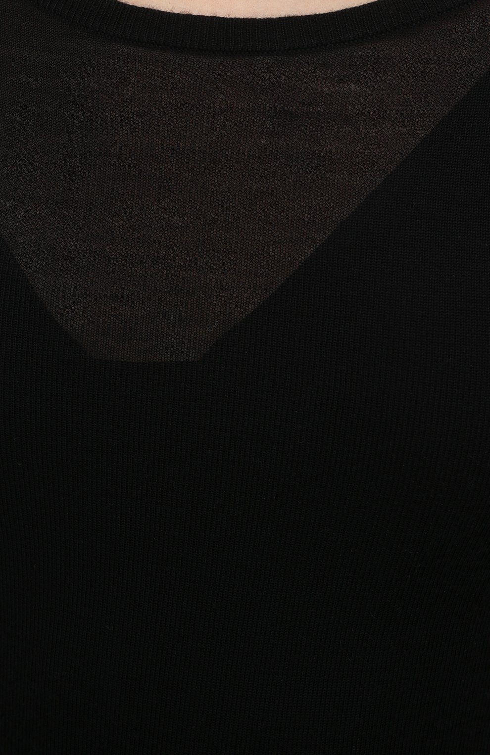 Шерстяной пуловер NANUSHKA, арт. BETH_BLACK_EXTRA FINE MERIN0 KNIT, фото 5