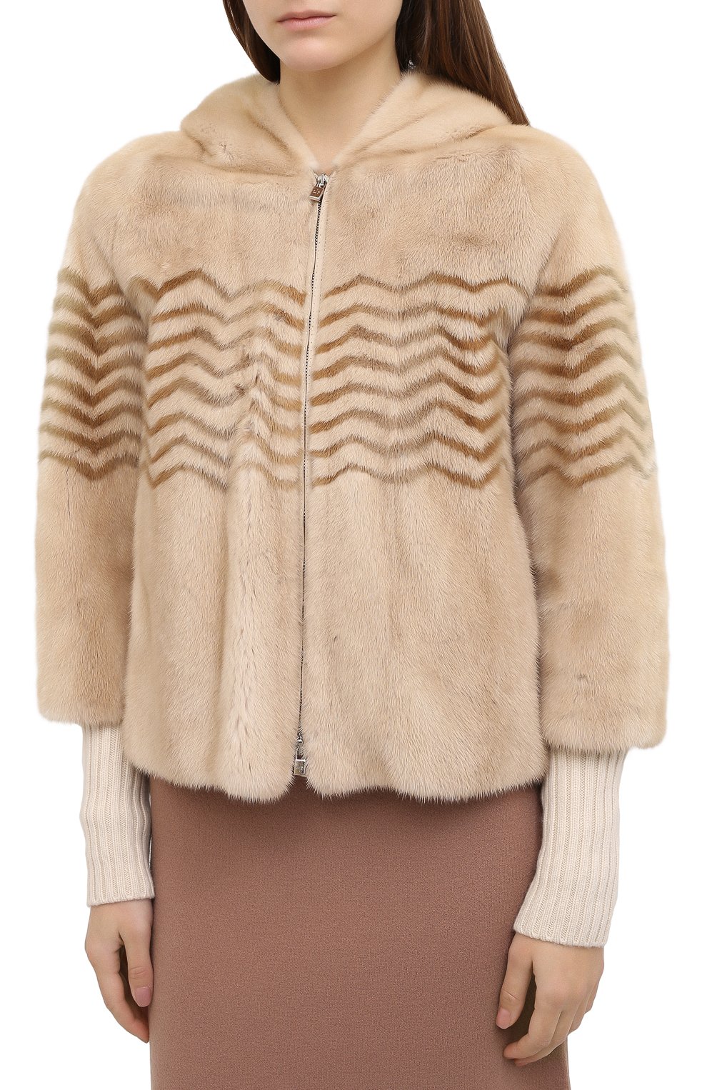 Шуба из меха норки LORO PIANA, арт. FAF0833, фото 3