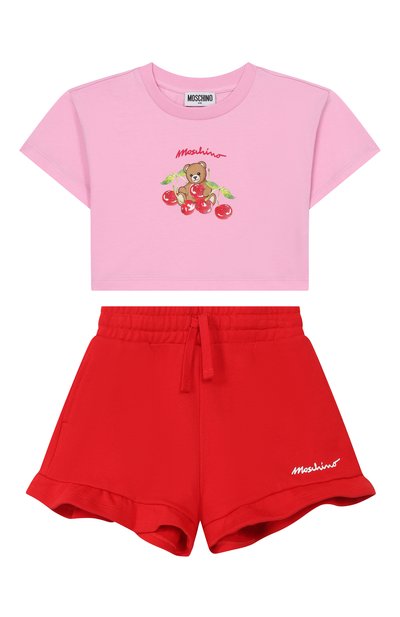Комплект из футболки и шорт MOSCHINO, арт. HDG01N/LCA52_001