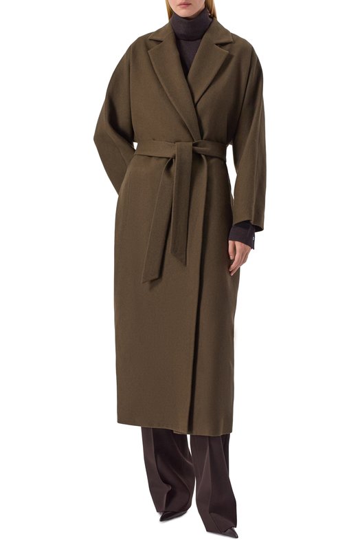 Кашемировое пальто Kiton D50604K011408 Хаки  D50604K011408 Фото 3