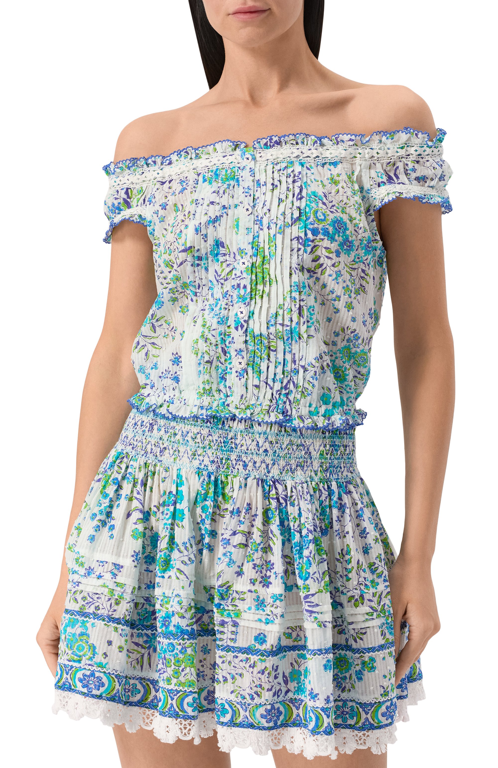 Хлопковый топ POUPETTE ST BARTH, арт. WA4S24D0QLP, фото 3