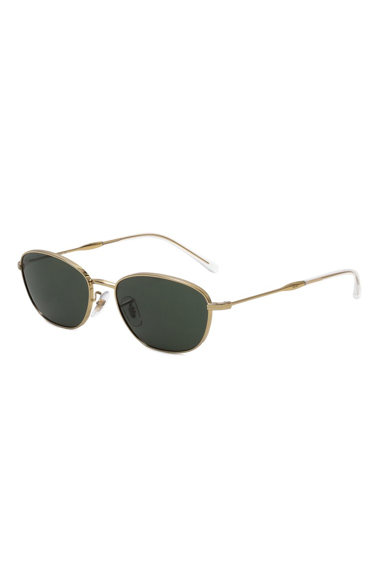 Женские солнцезащитные очки RAY-BAN зеленого цвета, арт. 3749-001/31 | Фото 1 (Тип очков: С/з; Материал: Металл; Кросс-КТ: С/з-унисекс; Очки форма: Прямоугольные; Оптика Гендер: оптика-унисекс)