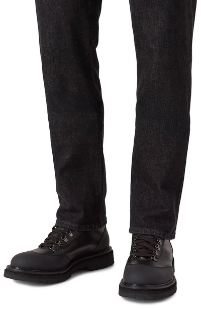 Кожаные хайкеры CAMERLENGO, арт. 16821/G0LMAR/FUR, фо�то 3