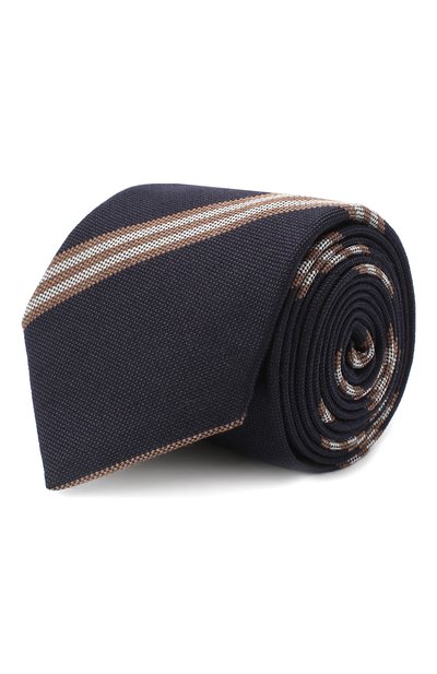 Мужской галстук из шерсти и шелка BRUNELLO CUCINELLI, арт. ML8880018