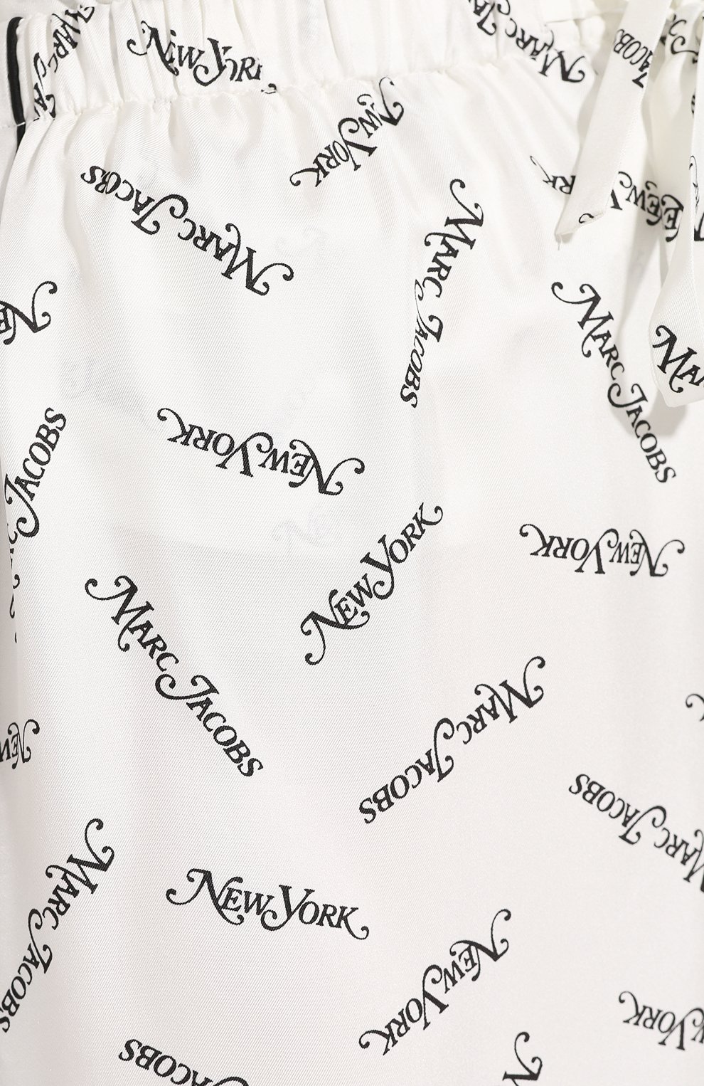 Шелковые брюки MARC JACOBS (THE) молочного цвета по цене 52750 руб., арт. M4007919, фото 5 Шелковые брюки MARC JACOBS (THE), арт. M4007919, фото 5