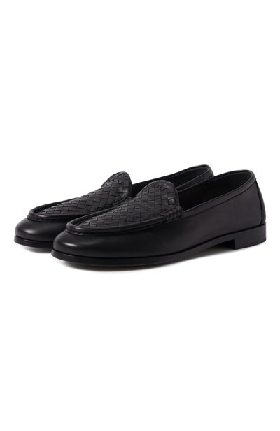Мужские кожаные лоферы silenzio BOTTEGA VENETA, арт. 876082/VBSD0