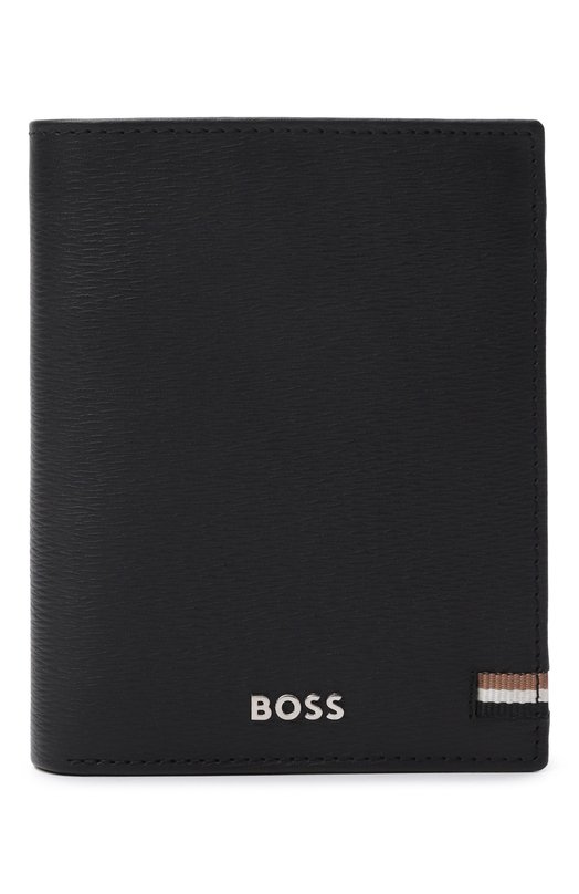 Кожаное портмоне BOSS HBPU00066M Чёрный HBPU00066M