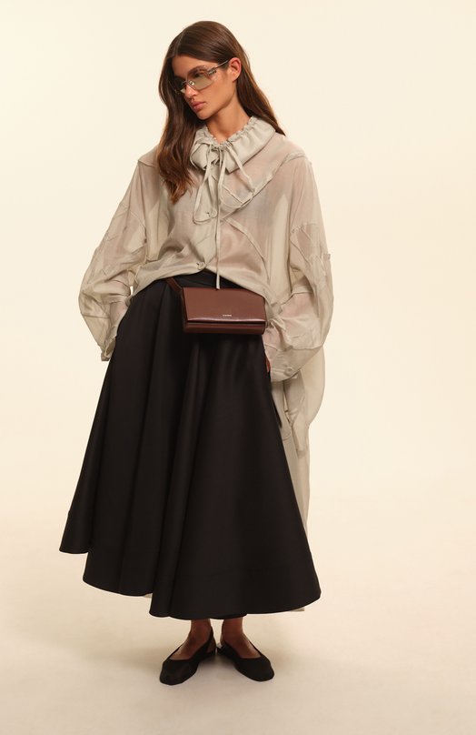 Текстильные балетки Dries Van Noten WS251/1635/900 Чёрный  WS251/1635/900 Фото 8