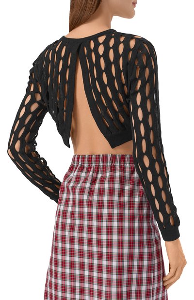 Хлопковый пуловер MARNI, арт. GCMD0653A0/UFC795, фото 4