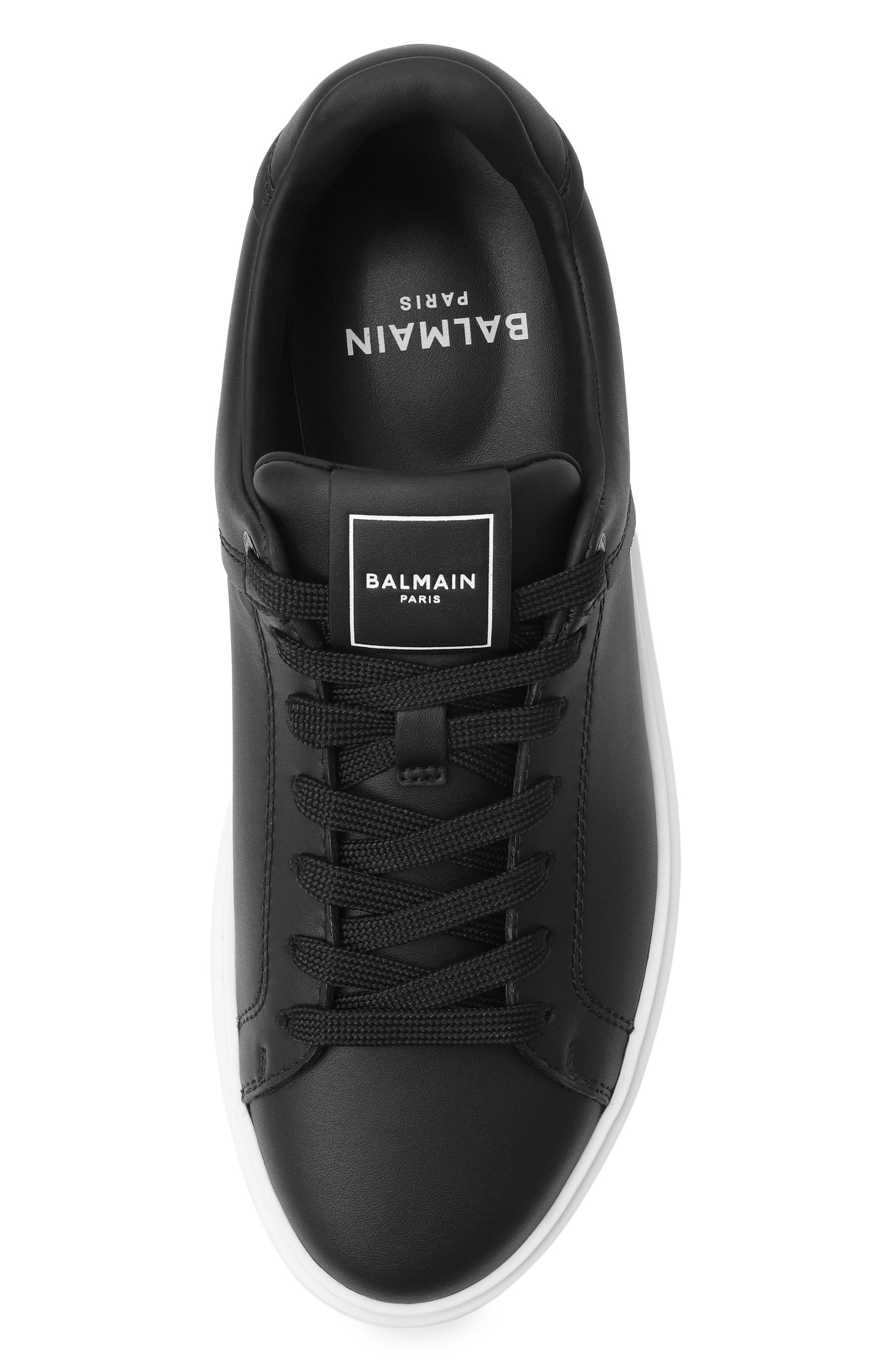 Кожаные кеды b-court BALMAIN, арт. HN1VI690/LVTR, фото 6