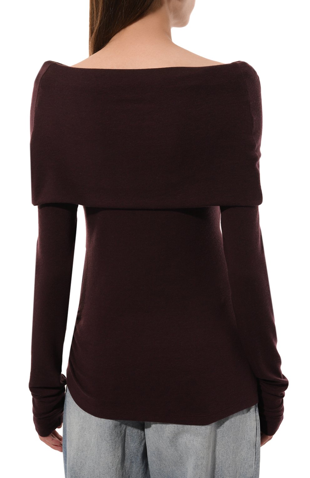 Топ GOOROO бордового цвета по цене 28620 руб., арт. KTP005-8730-609-FW24/25, фото 4 Топ GOOROO, арт. KTP005-8730-609-FW24/25, фото 4