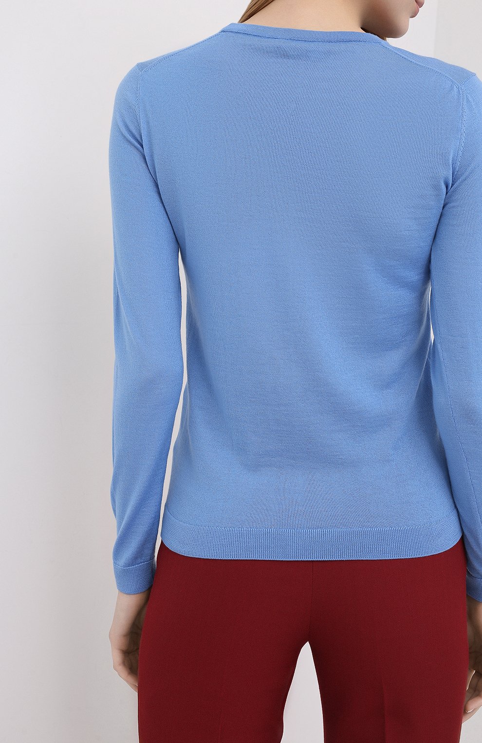 Кашемировый пуловер RALPH LAUREN синего цвета по цене 79150 руб., арт. 290615194, фото 4 Кашемировый пуловер RALPH LAUREN, арт. 290615194, фото 4