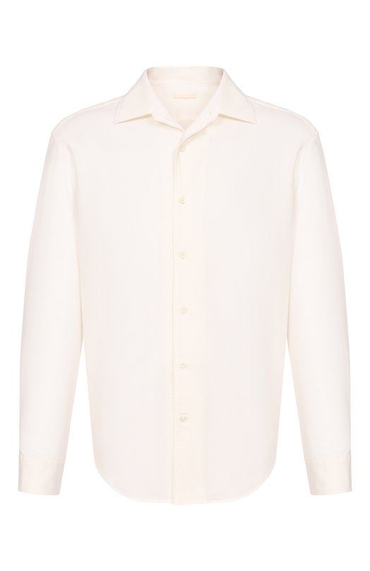 Рубашка из хлопка и шерсти 12 STOREEZ 135616 Кремовый 135616