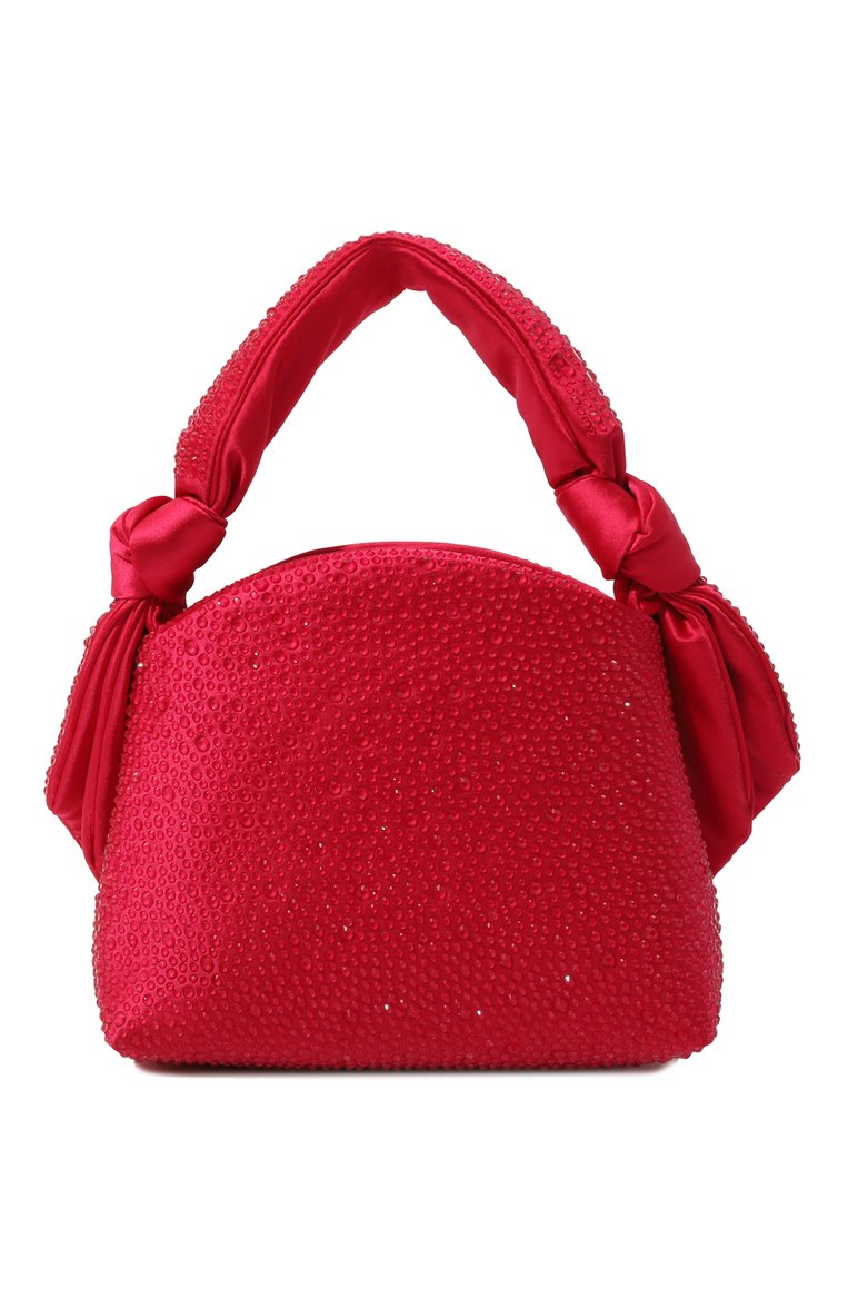 Женская сумка knots mini PINKO фуксия цвета, арт. 102770-A1KJ | Фото 6 (Женское Кросс-КТ: Вечерняя сумка; Материал сплава: Проставлено; Размер: mini; Драгоценные камни: Проставлено; Материал: Экокожа)