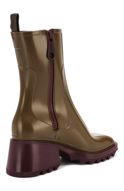 Резиновые ботильоны betty CHLOÉ, арт. CHC19W239G8, фото 4