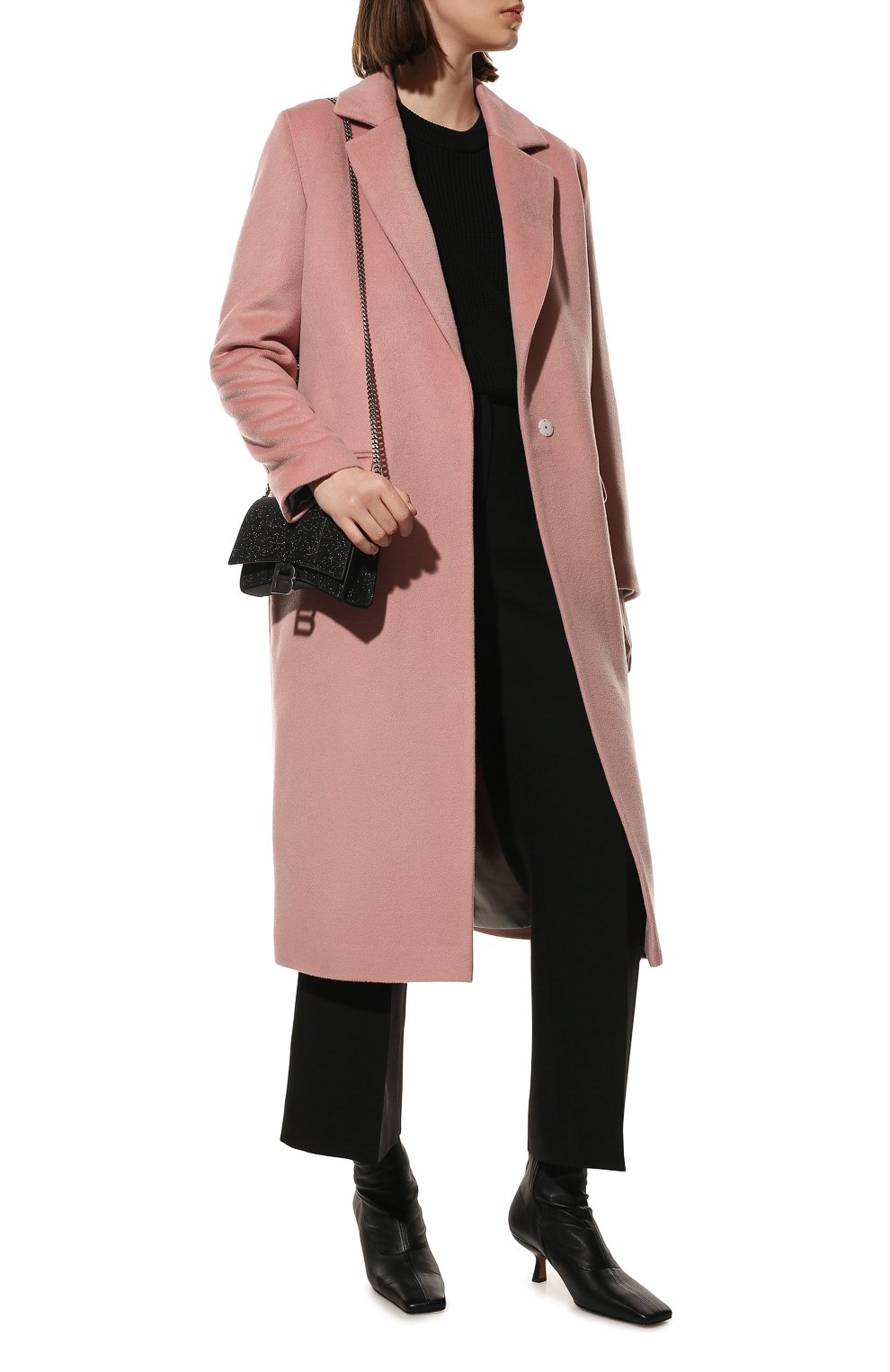 Пальто из шерсти и кашемира SEVEN LAB розового цвета по цене 31080 руб., арт. CMAR pink, фото 2 Пальто из шерсти и кашемира SEVEN LAB, арт. CMAR pink, фото 2
