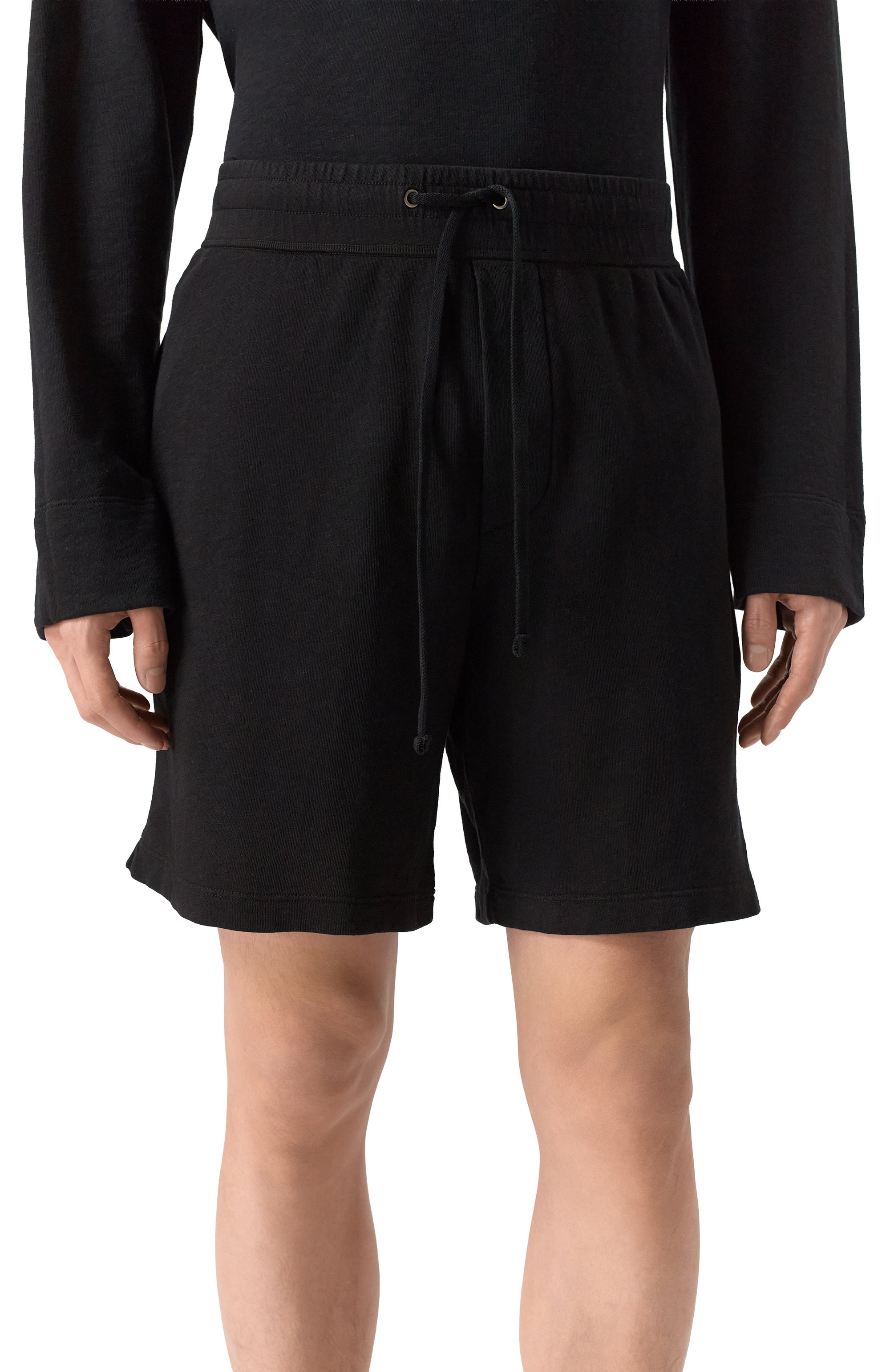 Хлопковые шорты JAMES PERSE черного цвета по цене 30850 руб., арт. MXA4192, фото 3 Хлопковые шорты JAMES PERSE, арт. MXA4192, фото 3