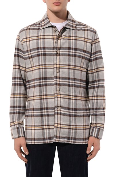 Хлопковая рубашка GIAMPAOLO, арт. GB24/41304, фото 3