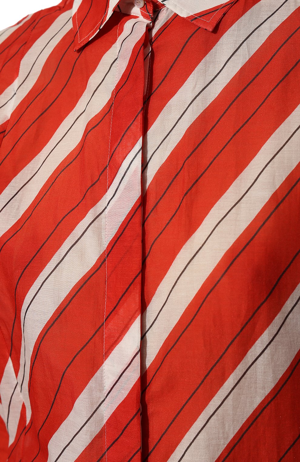 Блузка из хлопка и шелка KITON, арт. D53421K0992A, фото 5