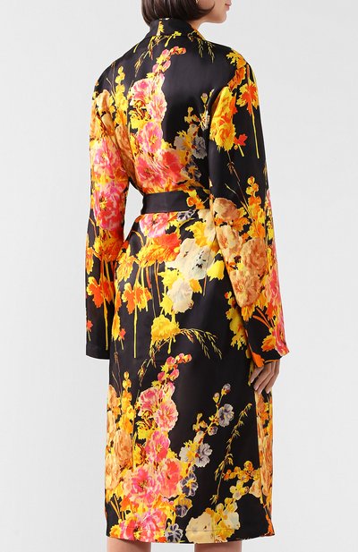 Плащ из вискозы DRIES VAN NOTEN черного цвета по цене 107500 руб., арт. 201-30742-9404, фото 4 Плащ из вискозы DRIES VAN NOTEN, арт. 201-30742-9404, фото 4