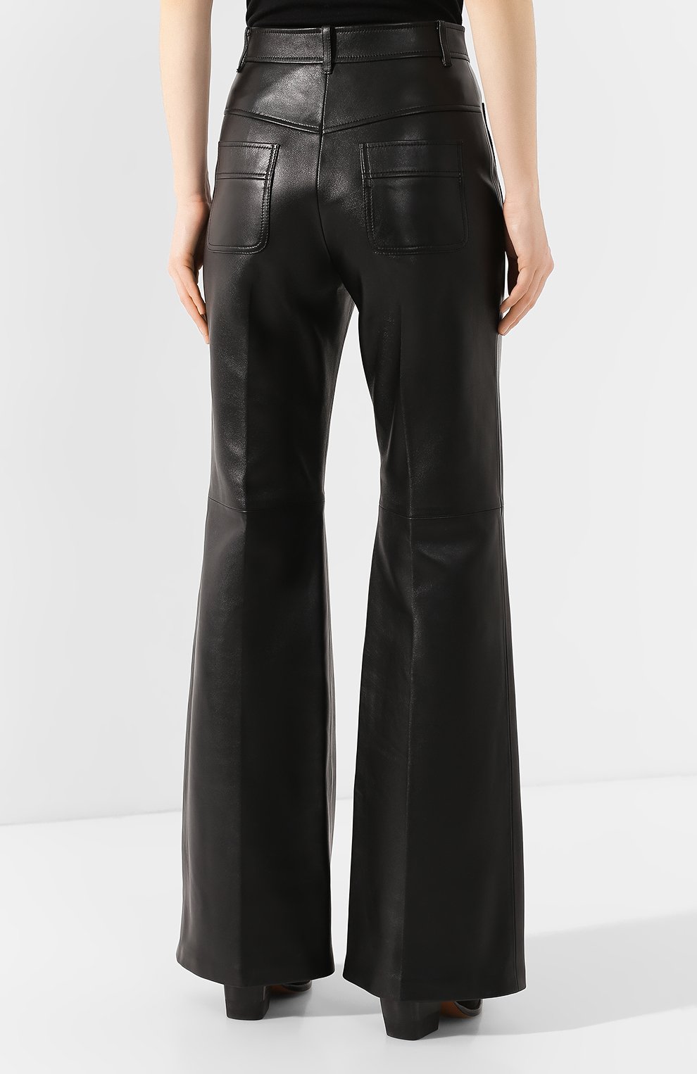 Кожаные брюки GUCCI, арт. 599059/XNAH0, фото 4