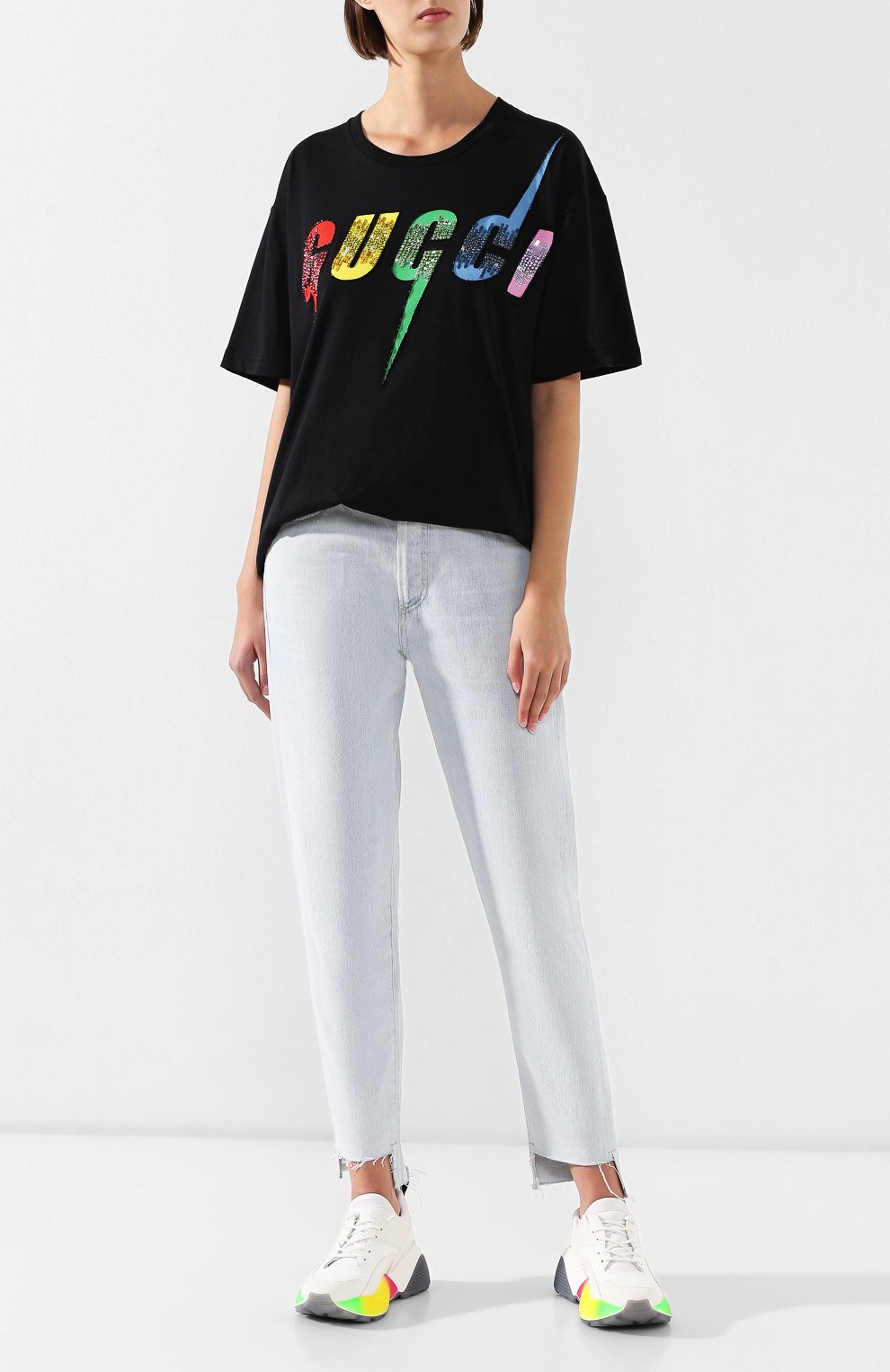 Хлопковая футболка GUCCI, арт. 539081/XJA2H, фото 2