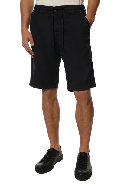 Шорты изо льна и хлопка JACOB COHEN темно-синего цвета по цене 39950 руб., арт. U 0 I03 36 S 3751/Y99, фото 3 Шорты изо льна и хлопка JACOB COHEN, арт. U 0 I03 36 S 3751/Y99, фото 3