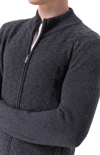 Кардиган из кашемира и шерсти ZILLI, арт. KZMC01M0350VLST00/66, фото 5