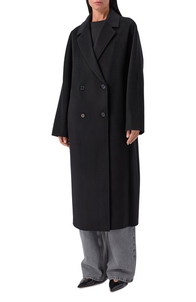 Пальто из шерсти и кашемира 12 STOREEZ черного цвета по цене 65000 руб., арт. 133526, фото 3 Пальто из шерсти и кашемира 12 STOREEZ, арт. 133526, фото 3