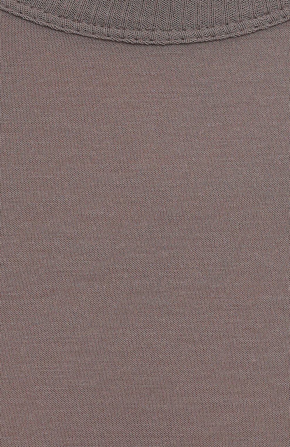 Футболка из вискозы и шелка RICK OWENS серого цвета по цене 25650 руб., арт. RP21S3235/JS, фото 5 Футболка из вискозы и шелка RICK OWENS, арт. RP21S3235/JS, фото 5