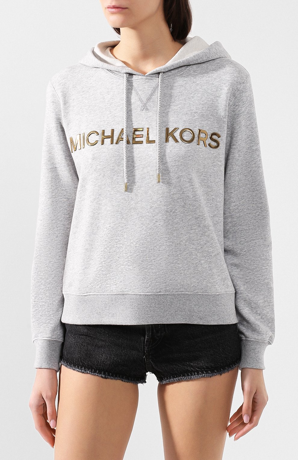 Хлопковое худи MICHAEL MICHAEL KORS, арт. MH95MD997F, фото 3