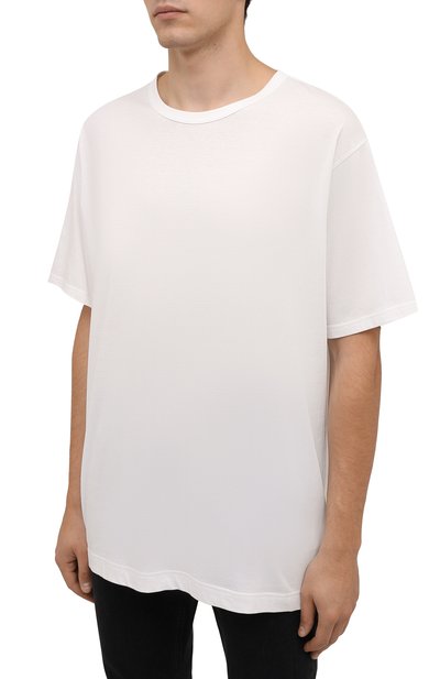 Хлопковая футболка YOHJI YAMAMOTO, арт. HX-T02-070, фото 3
